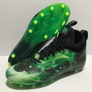 Under Armour Spotlight Lux MC LE Green Slime Football Cleats